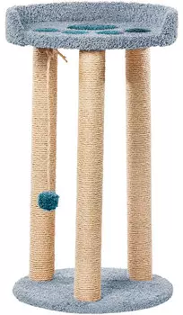 Когтеточка Мегалапа Пушок ковролиин серая/лапа голубая (1 шт)