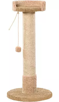 Когтеточка Мегаряпушка Пушок ковролин бежевая (1 шт)