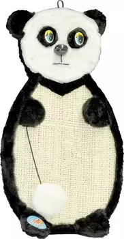 Когтеточка Панда подвесная Зооник сизаль/мех 53 х 29 х 3 см (1 шт)