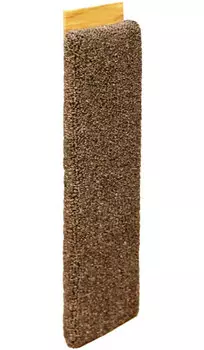 Когтеточка Пушок плоская средняя ковролин коричневая (1 шт)