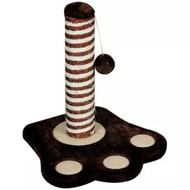 Когтеточка столбик для кошек Papillon Лапа коричневая 32 х 32 х 37 см (1 шт)