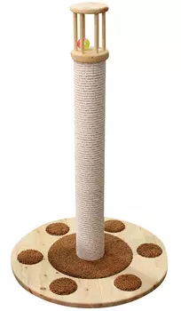 Когтеточка Столбуся Пушок ковролин коричневый (1 шт)