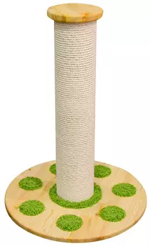 Когтеточка Толстобуся Пушок ковролин зеленый (1 шт)