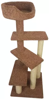 Когтеточка Винтовая лестница Пушок ковролин греча (1 шт)