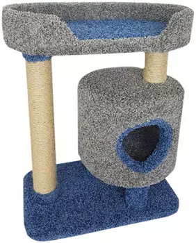 Комплекс Кими Пушок ковролин серый с синим (1 шт)