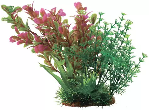 Композиция из пластиковых растений для аквариума Prime Pr-60204 20 см (1 шт)