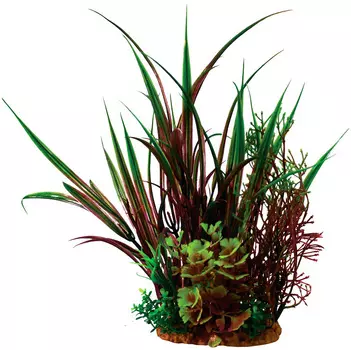 Композиция из пластиковых растений для аквариума Prime Pr-60206 20 см (1 шт)