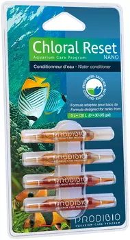 Кондиционер для аквариумной воды Prodibio Chloral Reset Nano для нейтрализации хлора 10 мл х 4 ампулы (1 уп)