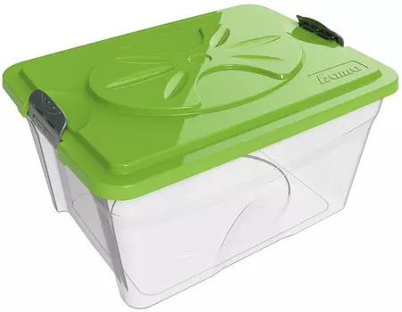 Контейнер для корма Bama Pet Sim Box прозрачный 18 л (1 шт)