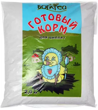 Корм готовый для цыплят Богатей (2 кг)