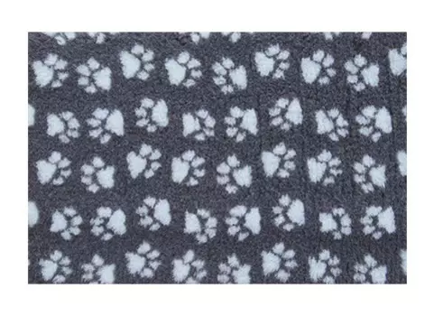 Коврик меховой угольный/голубой 1 х 1,6 м ProFleece (1 шт)