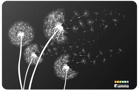 Коврик под миску Gamma Одуванчик 43 х 28 см (1 шт)