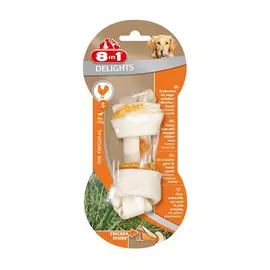 Лакомство 8 In 1 Delights S для собак маленьких и средних пород косточка 11 см (1 шт)