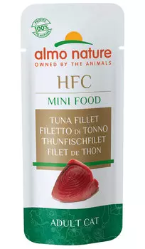 Лакомство Almo Nature для кошек филе тунца 99 % мяса 3 гр (1 шт)