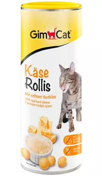 Лакомство Gimcat Cheezies витаминизированное для кошек сырные ролики 425 гр (1 шт)