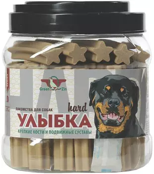 Лакомство Green Qzin Улыбка Hard №20 для собак всех пород палочки мягкие жевательные для зубов, костей и суставов 1130 гр 55 шт (1 шт)