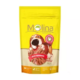 Лакомство Molina для щенков косточки с курицей и рисом (65 гр)