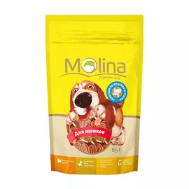 Лакомство Molina для щенков рулетики с индейкой и треской (65 гр)