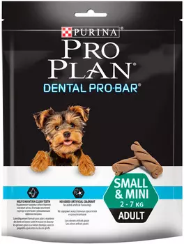 Лакомство Pro Plan Dental Pro Bar Small &amp; Mini для собак маленьких пород для зубов 150 гр (1 шт)