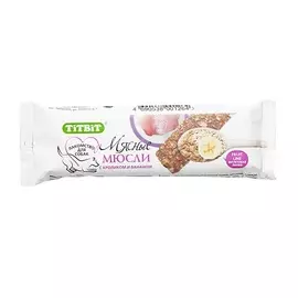 Лакомство Tit Bit Fruit для собак мюсли с кроликом и бананом (1 шт х 16)