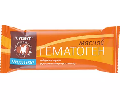 Лакомство Tit Bit Immuno для собак гематоген мясной (1 шт х 16)