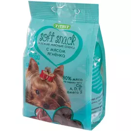 Лакомство Tit Bit Soft Snack для собак мягкий снек с мясом ягненка (100 гр)