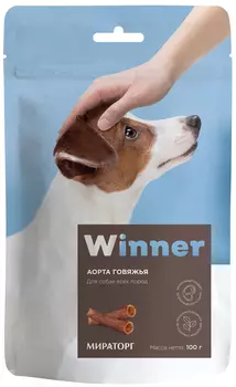 Лакомство Winner для собак аорта говяжья (100 гр)