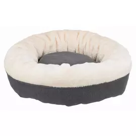 Лежак для собак и кошек Trixie Marcy с бортиком серый/кремовый 50 см (1 шт)