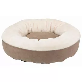 Лежак для собак и кошек Trixie Marcy с бортиком светло серый/кремовый 50 см (1 шт)