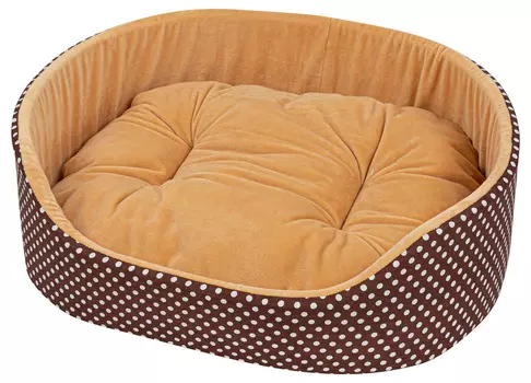 Лежак для собак и кошек Xody Открытый № 0 мех плюш 38 х 26 х 14 см (1 шт)