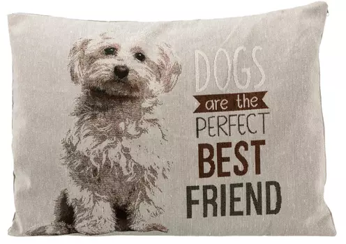 Лежак для собак Trixie Chipo Мальтезе жаккард/замша серый 60 х 48 см (1 шт)