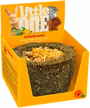 Little One Лукошко цветочное лакомство игрушка для всех видов грызунов 120 гр (1 шт)