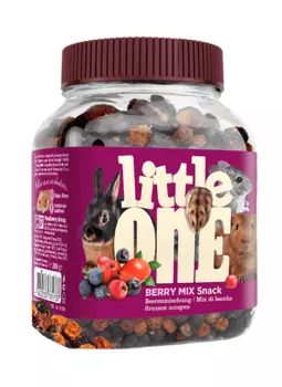 Little One Snack Berry Mix лакомство для грызунов Ягодное ассорти (200 гр)