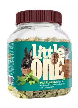 Little One Snack Pea Flakes лакомство для грызунов Плющенный горох (230 гр)