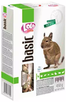 Lolo Pets Basic корм для дегу (450 гр)
