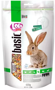 Lolo Pets Basic корм для кроликов (600 гр)