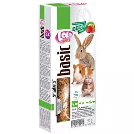 Lolo Pets Smakers лакомство для грызунов и кроликов с фруктами (90 гр)