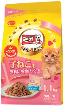 Mio 5 секретов здоровья для котят с мясом, рыбой и овощами (1,1 кг)