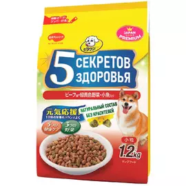 Mio 5 секретов здоровья для собак и щенков с японским цыпленком и сыром (1,2 кг)