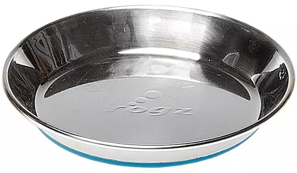 Миска для кошек Rogz Anchovy с противоскользящим дном голубая 200 мл (1 шт)