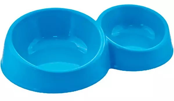Миска для собак и кошек ZooM Сфера двойная 11 х 13 см (1 шт)