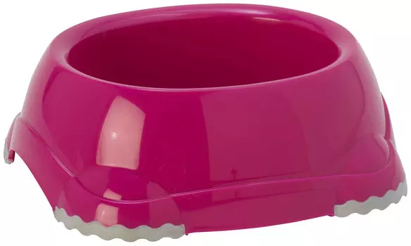 Миска нескользящая Moderna Smarty Bowl пластиковая розовая 350 мл (1 шт)