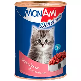 Mon Ami для котят с говядиной (350 гр)
