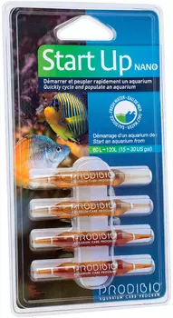 Набор препаратов для подготовки аквариумной воды Prodibio Start Up Nano 10 мл х 4 ампулы (1 уп)