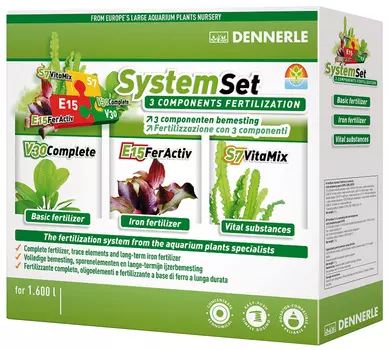 Набор удобрений Dennerle Perfect Plant System Set для аквариумов до 1600 литров (1 шт)