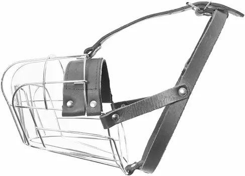 Намордник для собак c удлиненной мордой Julius-K9 Big металл овчарка 40 х 13 х 11 см (1 шт)