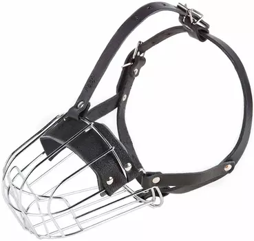 Намордник для собак c укороченной мордой Julius-K9 металл ротвейлер 34,5 х 10 х 10,5 см (1 шт)