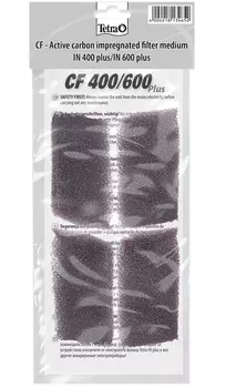Наполнитель для внутреннего фильтра Tetratec Cf 400/600 Plus губка угольная уп. 4 шт (1 шт)
