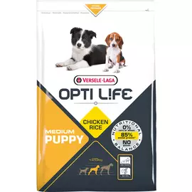 Opti Life Versele-laga Puppy Medium для щенков средних пород с курицей (2,5 кг)