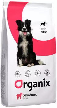 Organix Adult Dog Lamb для взрослых собак всех пород при аллергии с ягненком (12 + 12 кг)